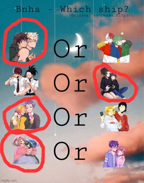 yes | image tagged in bnha- which ship | made w/ Imgflip meme maker