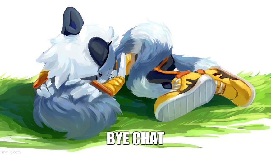 Imma sleep through shit | BYE CHAT | image tagged in tangle the lemur | made w/ Imgflip meme maker