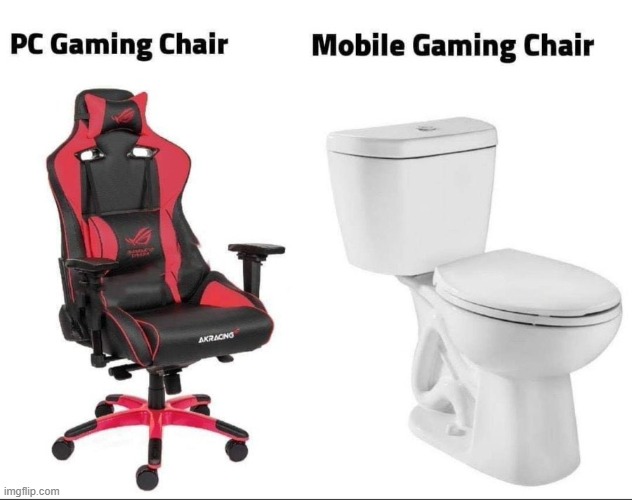 image tagged in chair,gaming,memes | made w/ Imgflip meme maker