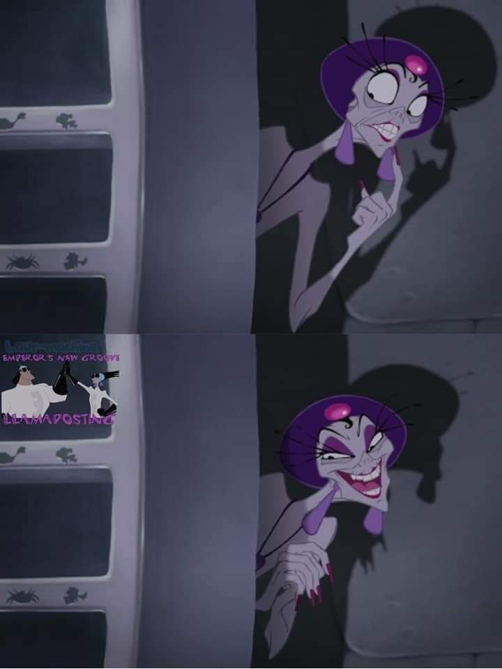 Yzma Smirks Blank Meme Template