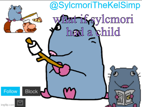 !?!?!?!?!? | what if sylcmori had a child | image tagged in stupid rat | made w/ Imgflip meme maker