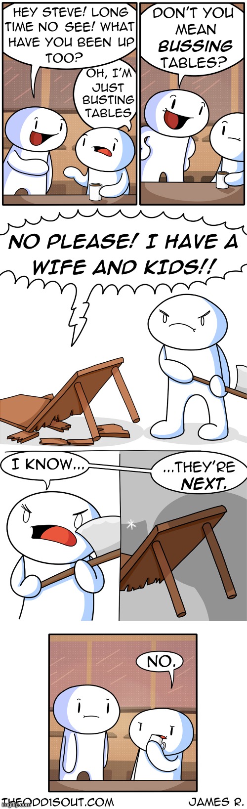 813 | image tagged in theodd1sout,how the turntables,comics/cartoons,comics,murder,killing | made w/ Imgflip meme maker