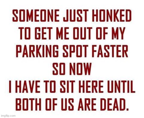 Parking spot | image tagged in parking spot,car,repost,rude,rude drivers | made w/ Imgflip meme maker