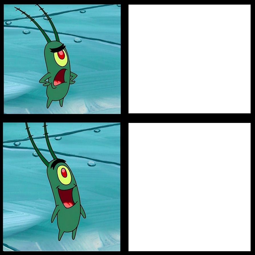 plankton like dislike Blank Meme Template