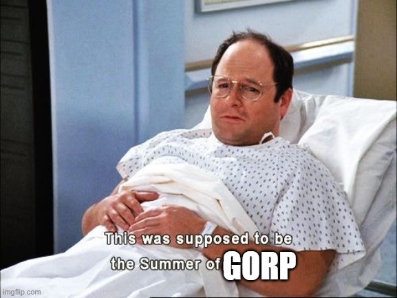 This was supposed to be the summer of george | GORP | image tagged in this was supposed to be the summer of george | made w/ Imgflip meme maker