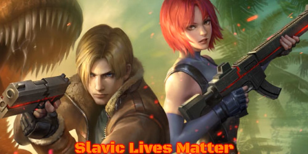 Slavic Dino Crisis | Slavic Lives Matter | image tagged in slavic dino crisis,slavic,russo-ukrainian war | made w/ Imgflip meme maker