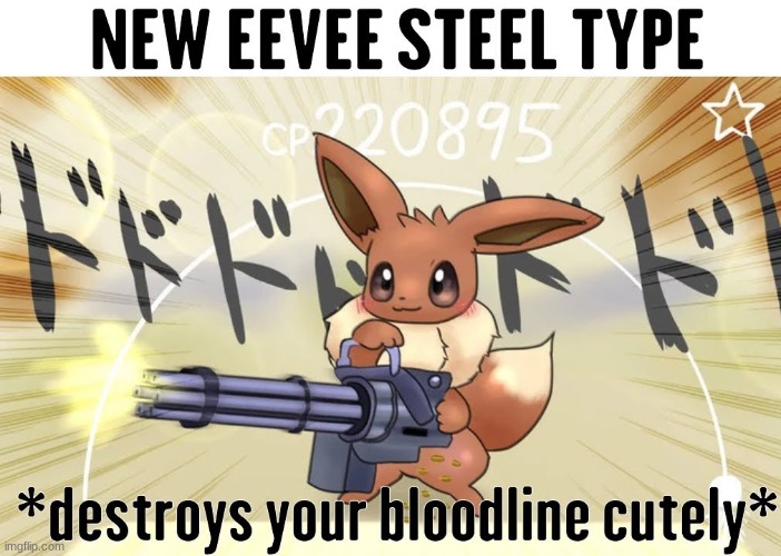 hehe | image tagged in eevee | made w/ Imgflip meme maker