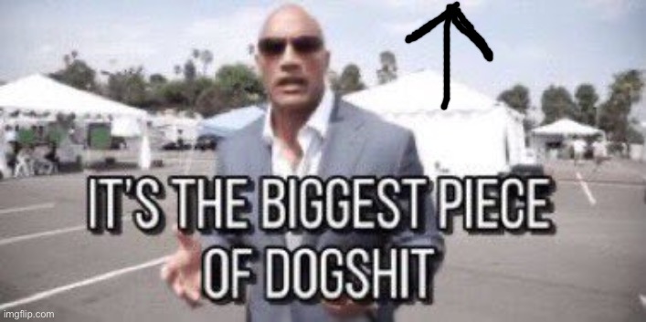 it's the biggest piece of dogshit | image tagged in it's the biggest piece of dogshit | made w/ Imgflip meme maker