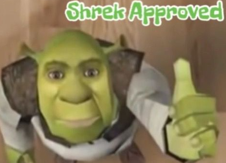 High Quality Shrek Thumbs up Blank Meme Template