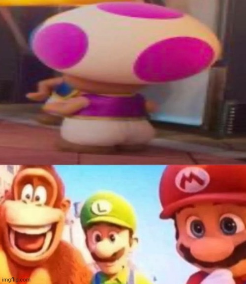 Im sorry... | image tagged in mario,toad,thicc,nintendo | made w/ Imgflip meme maker