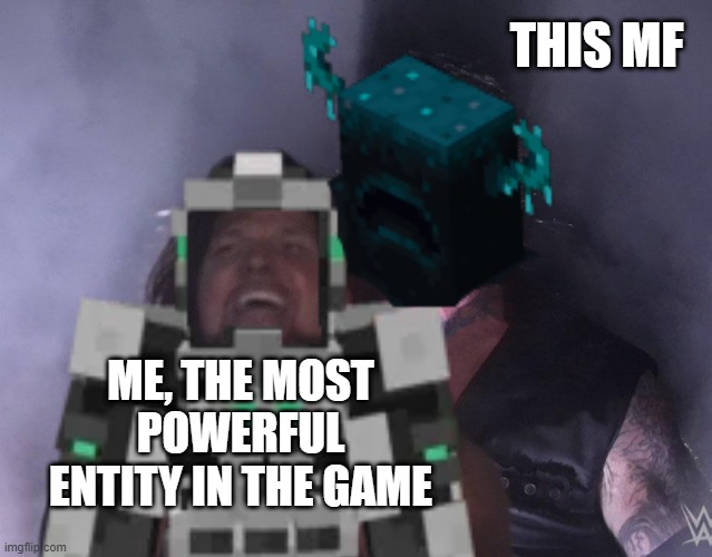 Buff mekasuit... | THIS MF; ME, THE MOST POWERFUL ENTITY IN THE GAME | image tagged in minecraft,mods,mekanism | made w/ Imgflip meme maker