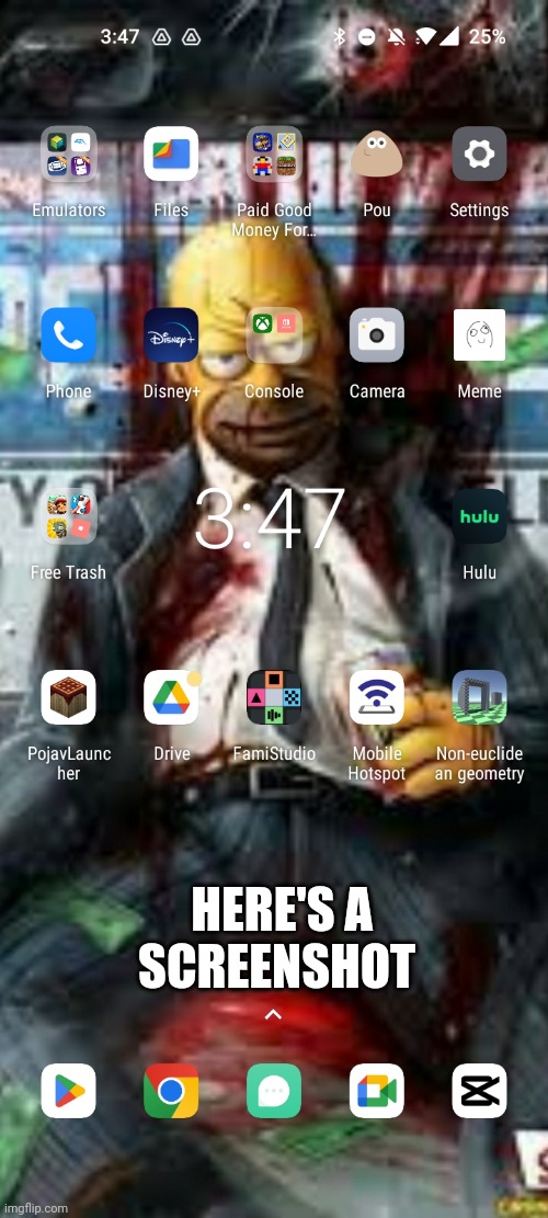 HERE'S A SCREENSHOT | made w/ Imgflip meme maker