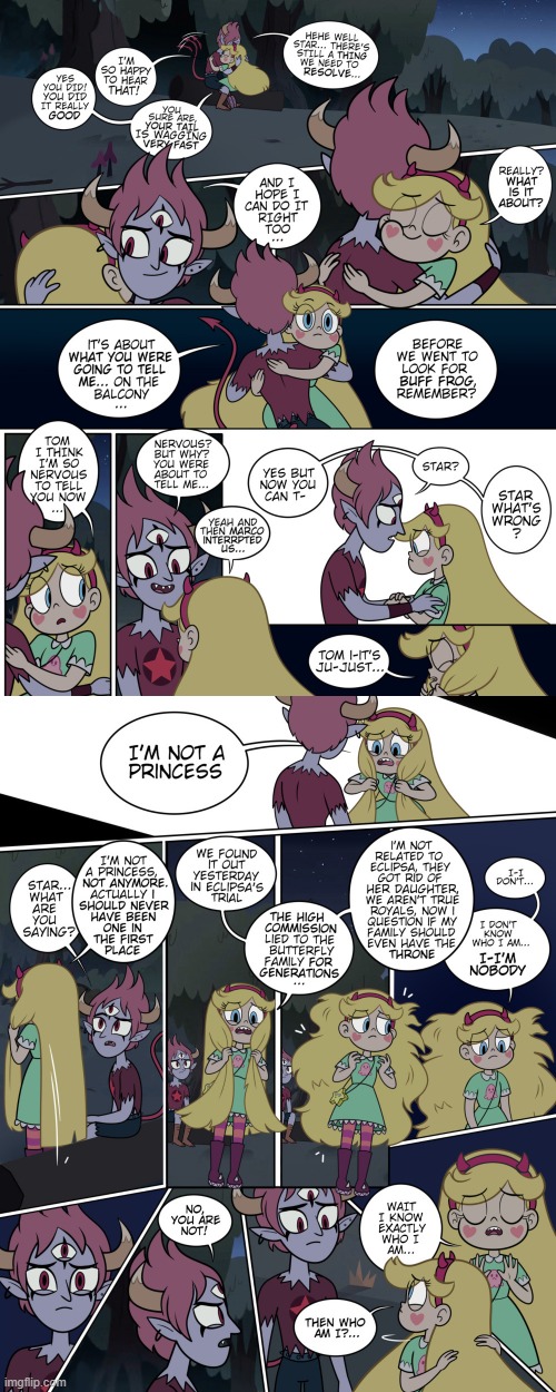 Stellar Collision (Part 1A) | image tagged in comics/cartoons,star vs the forces of evil | made w/ Imgflip meme maker