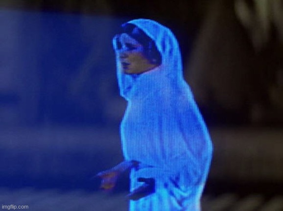 Help Me Obi-Wan, You're our only hope. | image tagged in help me obi-wan you're our only hope | made w/ Imgflip meme maker