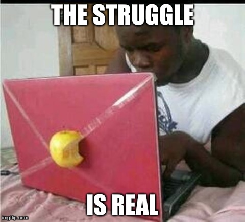 THE STRUGGLE IS REAL | made w/ Imgflip meme maker