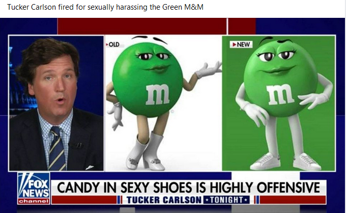 TuckerCarlson M&M Blank Meme Template