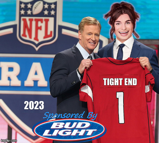 2023 NFL Draft | image tagged in nfl,bud light,draft,dylan | made w/ Imgflip meme maker