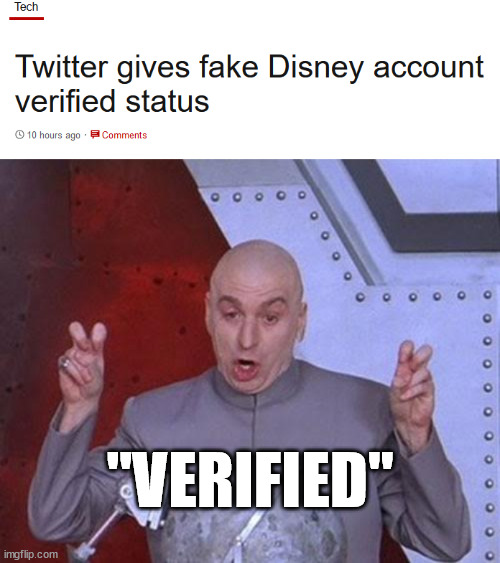 Authentic fakes for the low, low price of $8 | "VERIFIED" | image tagged in memes,dr evil laser | made w/ Imgflip meme maker