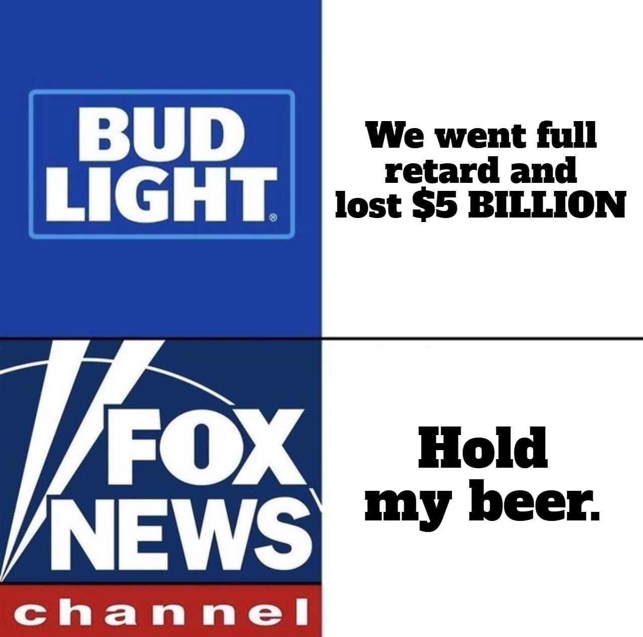 BREAKING NEWS: FOX News Goes Full Retard | image tagged in breaking news,fox news alert,hold my beer,full retard,never go full retard,stupid people be like | made w/ Imgflip meme maker