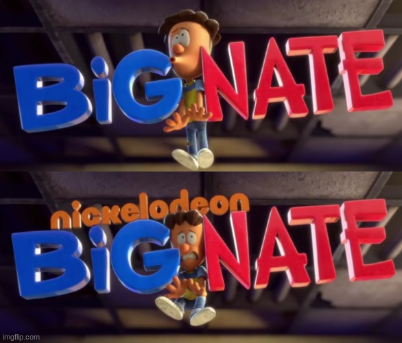 Big Nate dies | image tagged in big nate,death | made w/ Imgflip meme maker