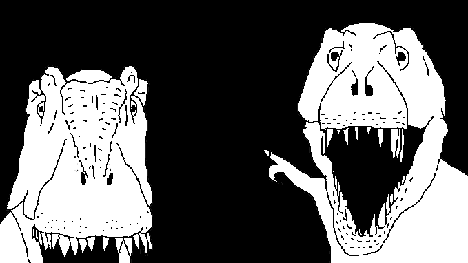Pointing (dinosaur edition) Blank Meme Template