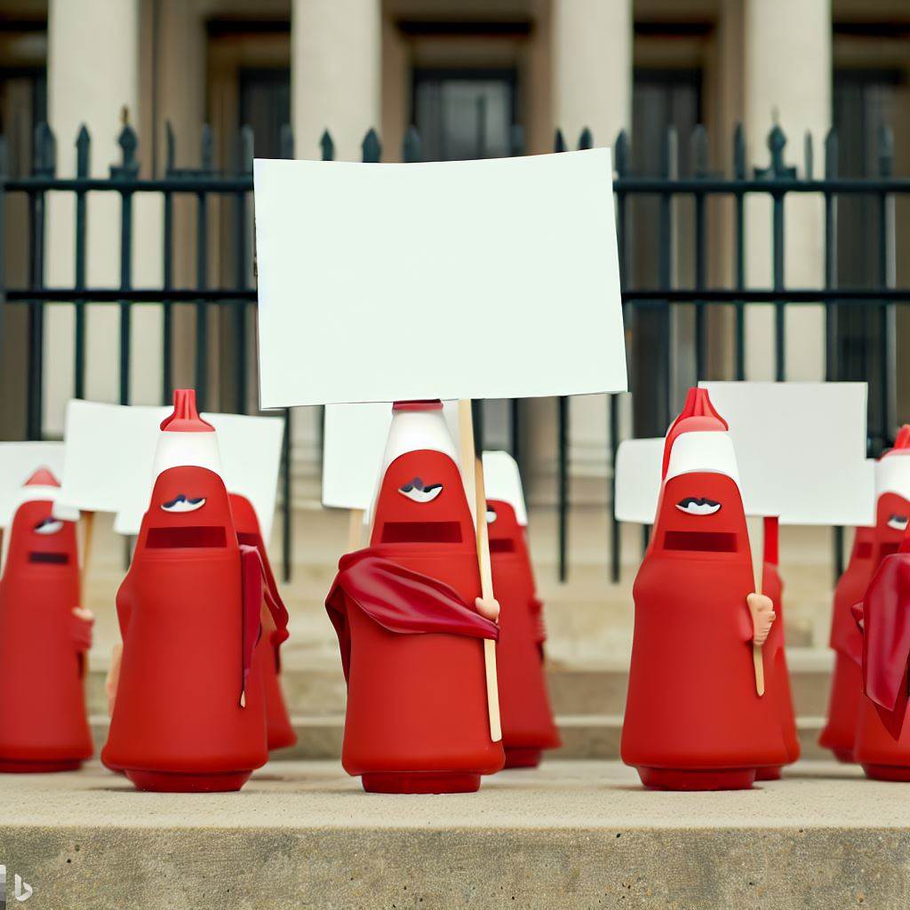 Handmaid's Condiment Blank Meme Template