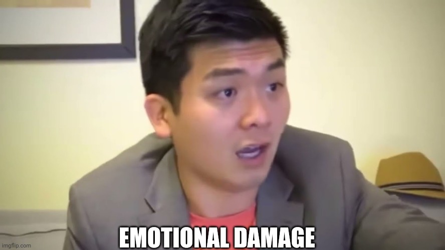 Emotional Damage | EMOTIONAL DAMAGE | image tagged in emotional damage | made w/ Imgflip meme maker