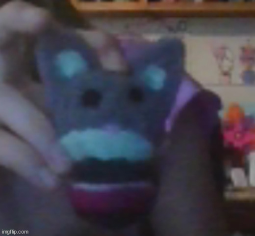 technically not a drawing but i made a felt doll of my best friend | made w/ Imgflip meme maker
