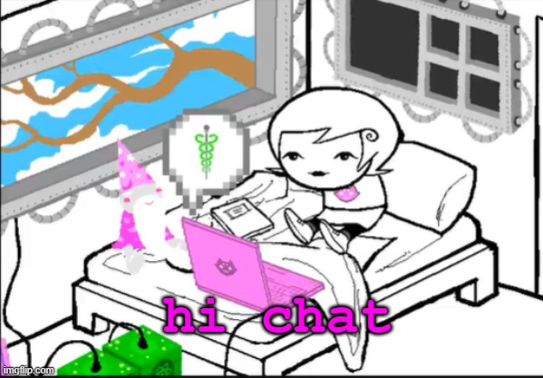 hi chat | made w/ Imgflip meme maker