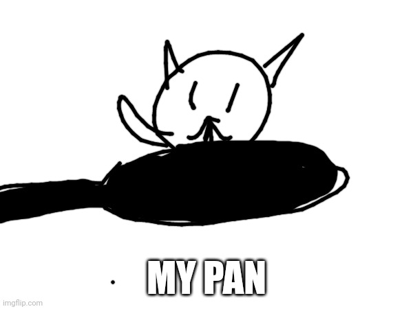 For Void_idk | MY PAN | image tagged in noooooooooooooooooooooooo | made w/ Imgflip meme maker