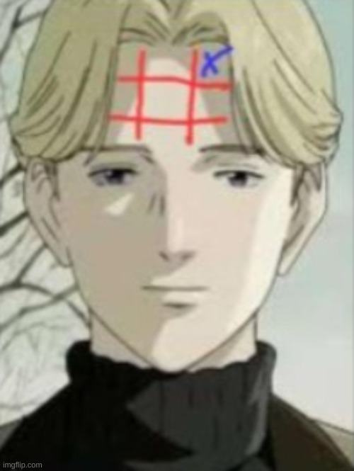 anyone wanna play Tic Tac Toe on the guy bubonic simps for | made w/ Imgflip meme maker