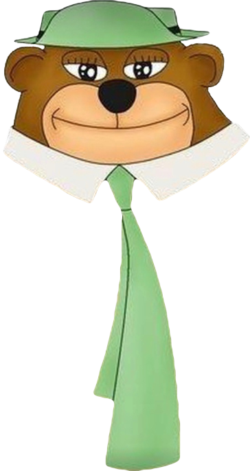 High Quality Yogi Bear groyper face Blank Meme Template