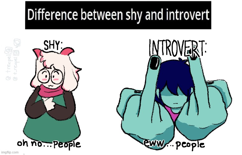 I'm on the shy side tbh | made w/ Imgflip meme maker