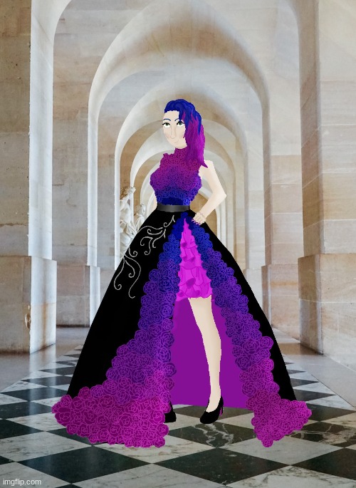 Rose Dress | image tagged in aimant,oc | made w/ Imgflip meme maker