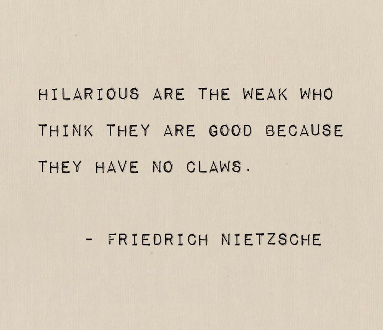 Friedrich Nietzsche quote Blank Meme Template