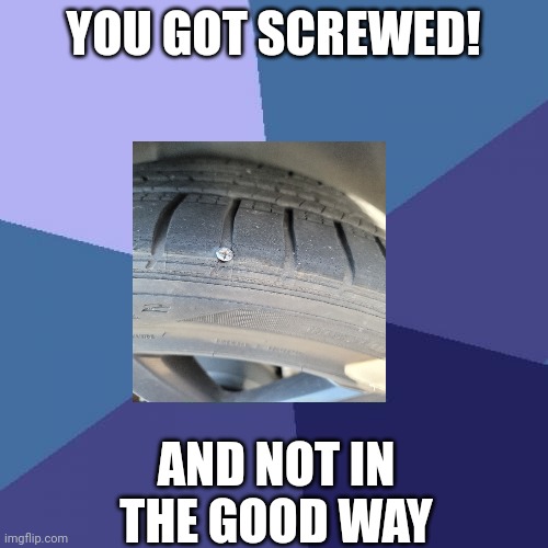 You got screwed | YOU GOT SCREWED! AND NOT IN THE GOOD WAY | image tagged in memes,success kid | made w/ Imgflip meme maker