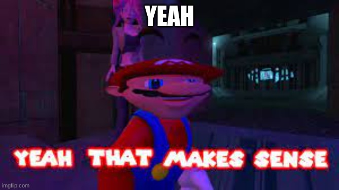 yeah that makes sense | YEAH | image tagged in yeah that makes sense | made w/ Imgflip meme maker
