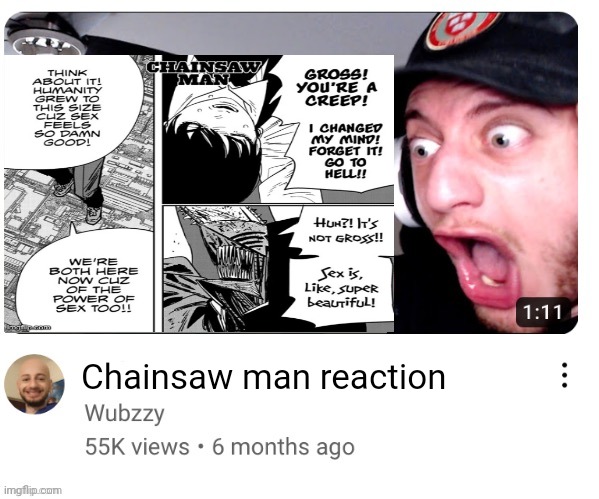 Chainsaw man reaction | made w/ Imgflip meme maker