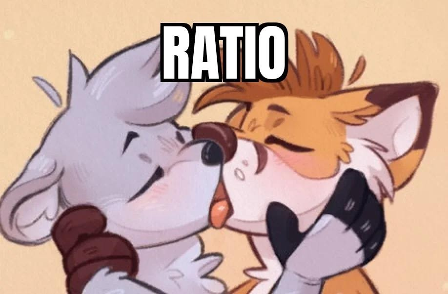 High Quality furry ratio Blank Meme Template