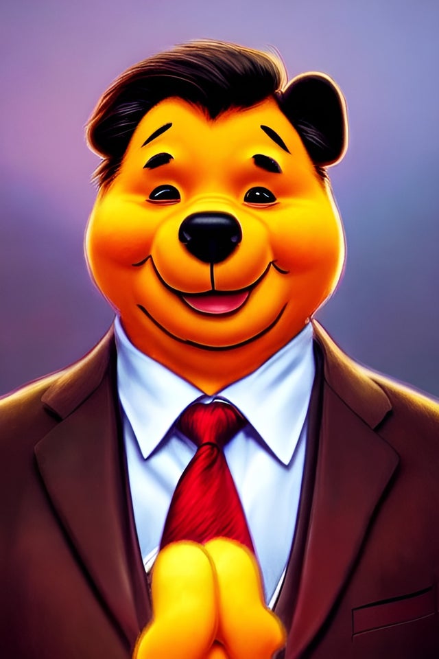 Winnie-the-Pooh xi jinping Blank Meme Template