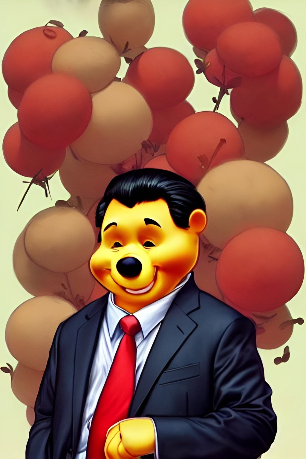 Winnie-the-Pooh xi jinping Blank Meme Template