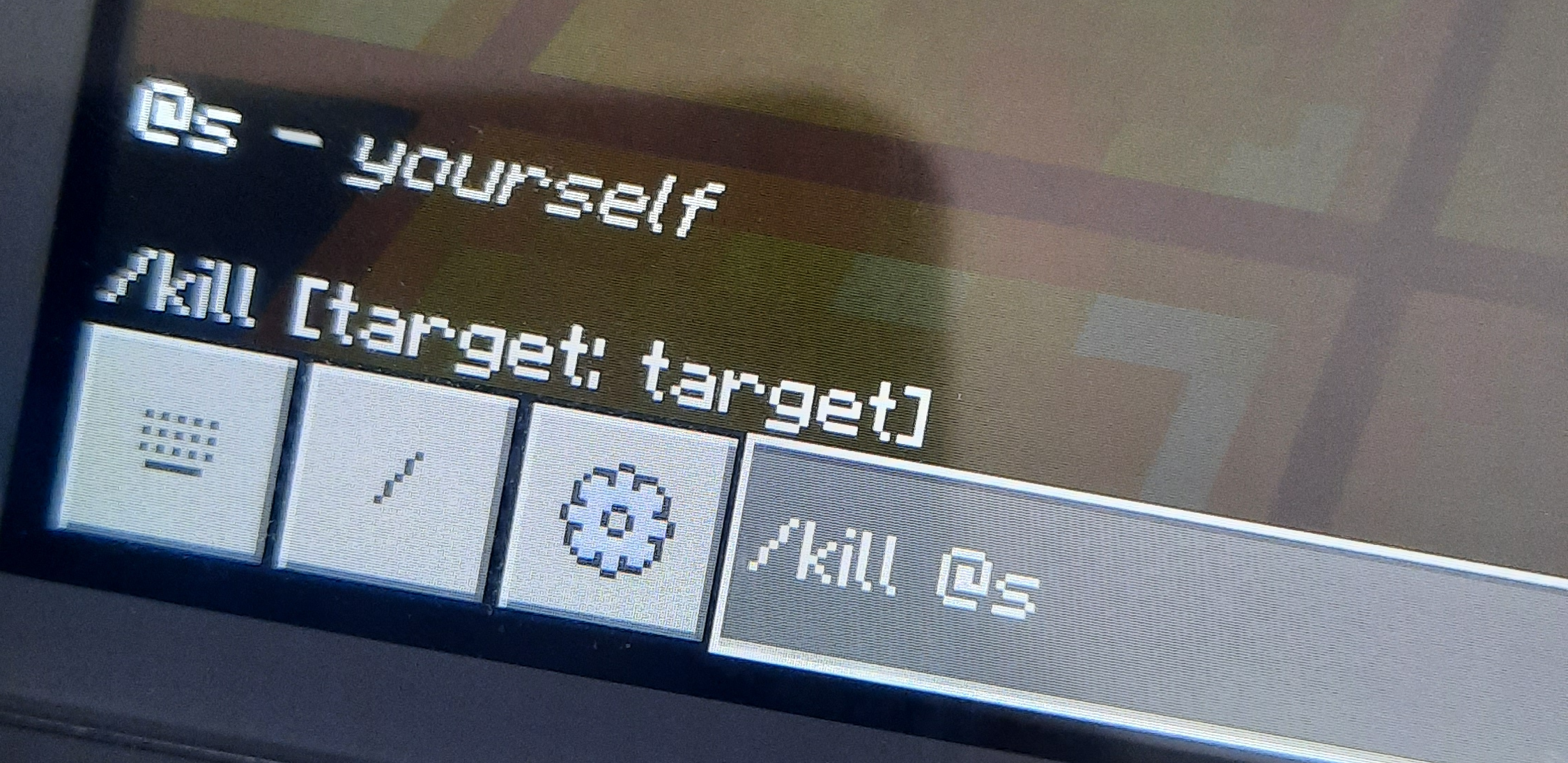Kill Self (minecraft) Blank Meme Template