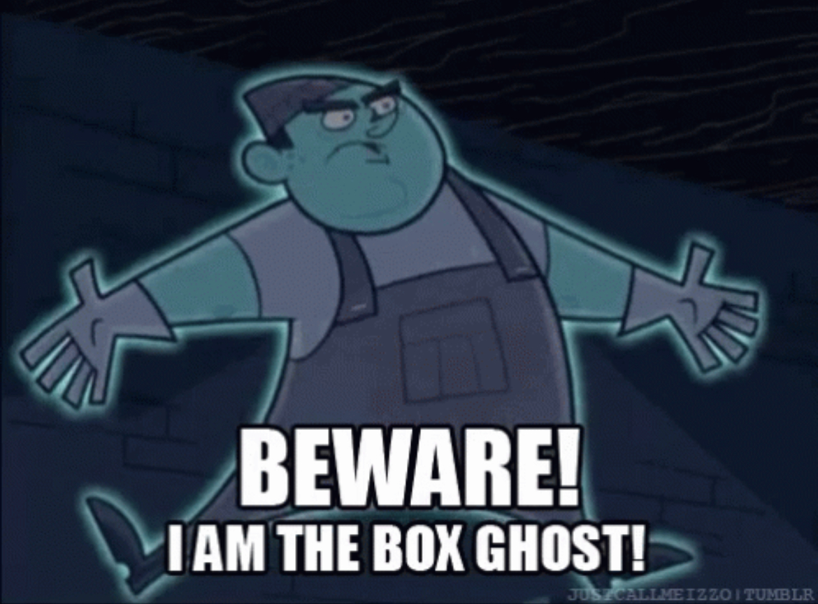Box Ghost Blank Meme Template