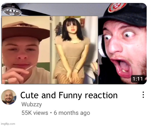 Cute and Funny reaction | made w/ Imgflip meme maker