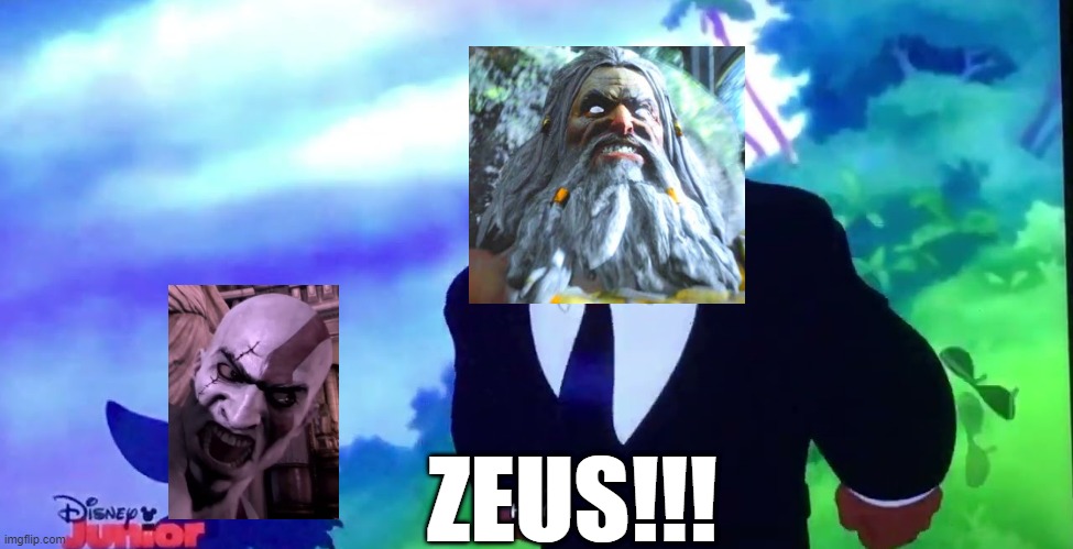 ZEUS!!! | ZEUS!!! | image tagged in memes,god of war | made w/ Imgflip meme maker