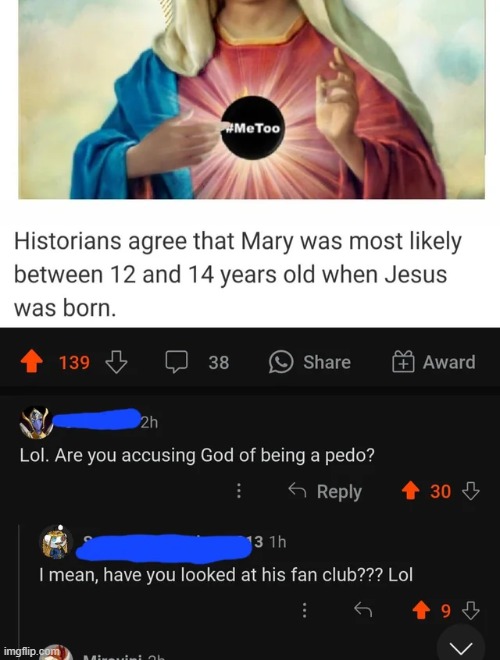 cursed_mary | image tagged in cursed,comments,funny | made w/ Imgflip meme maker