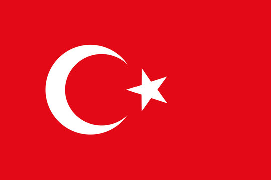 Turkish flag Blank Meme Template