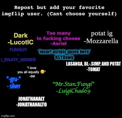 Technically two different people | JONATHANALT
-JONATHANALTO | made w/ Imgflip meme maker