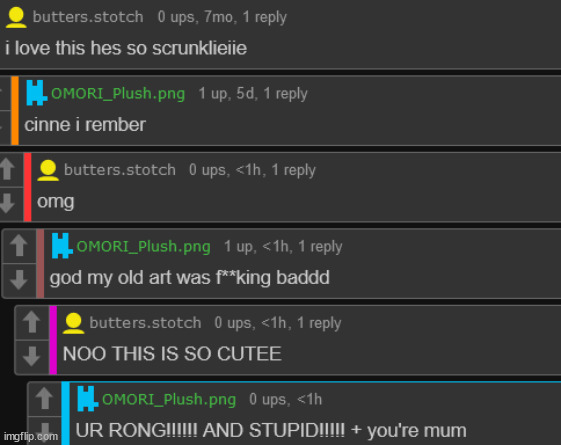 i replied 7 months later lfmao | made w/ Imgflip meme maker