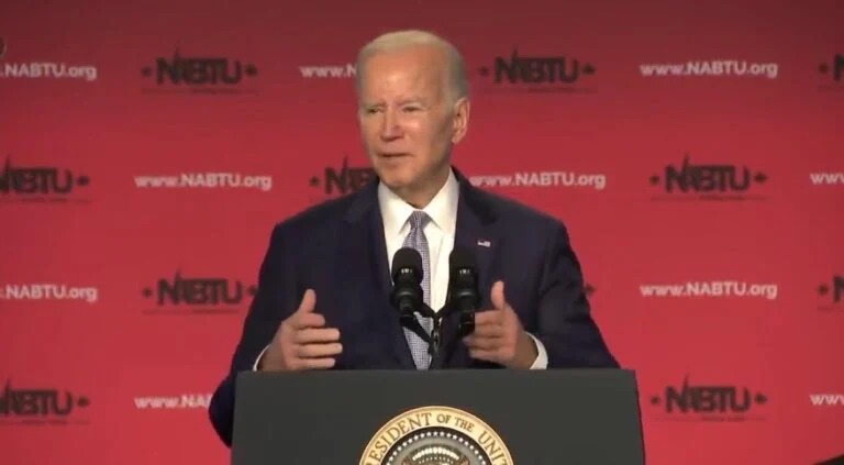 High Quality Biden red background Blank Meme Template